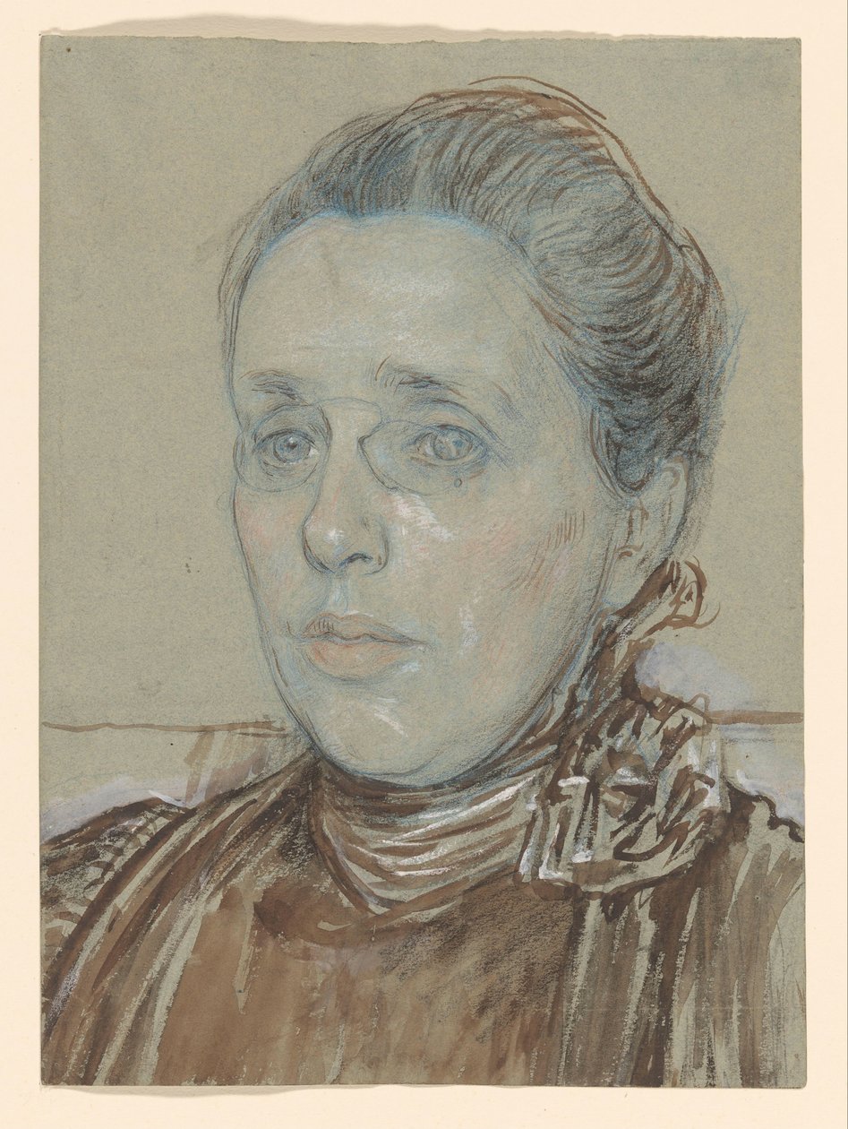 Portret van mevrouw Tutein Nolthenius-Tutein Nolthenius door Jan Veth