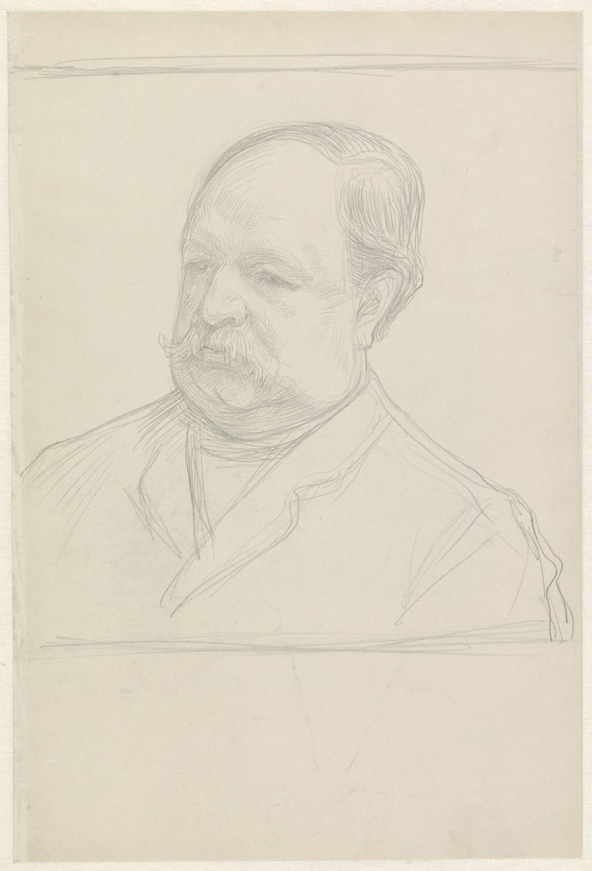 Portret van mr. Jan Heemskerk Azn. door Jan Veth