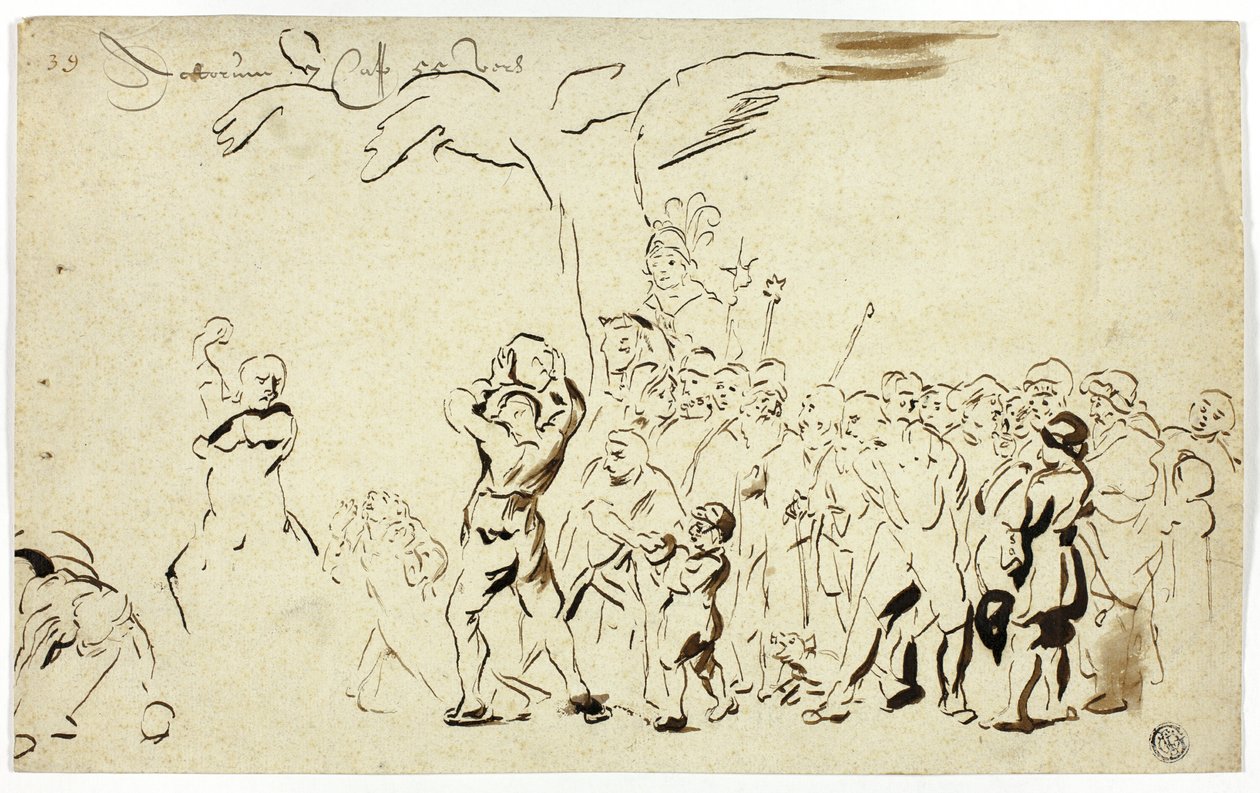 Steniging van Stefanus door Jan Victors