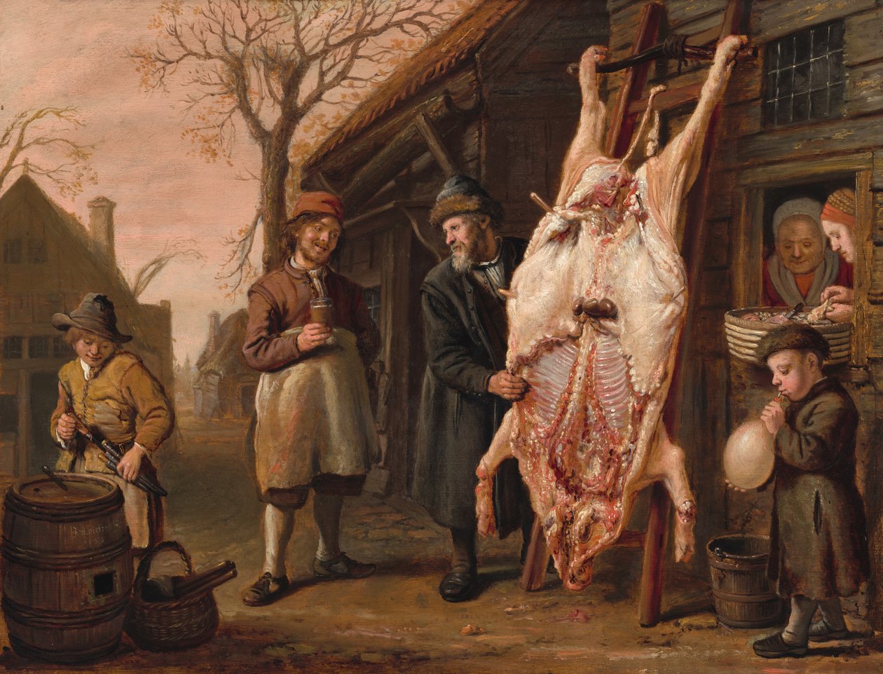 Het geslachte varken door Jan Victors