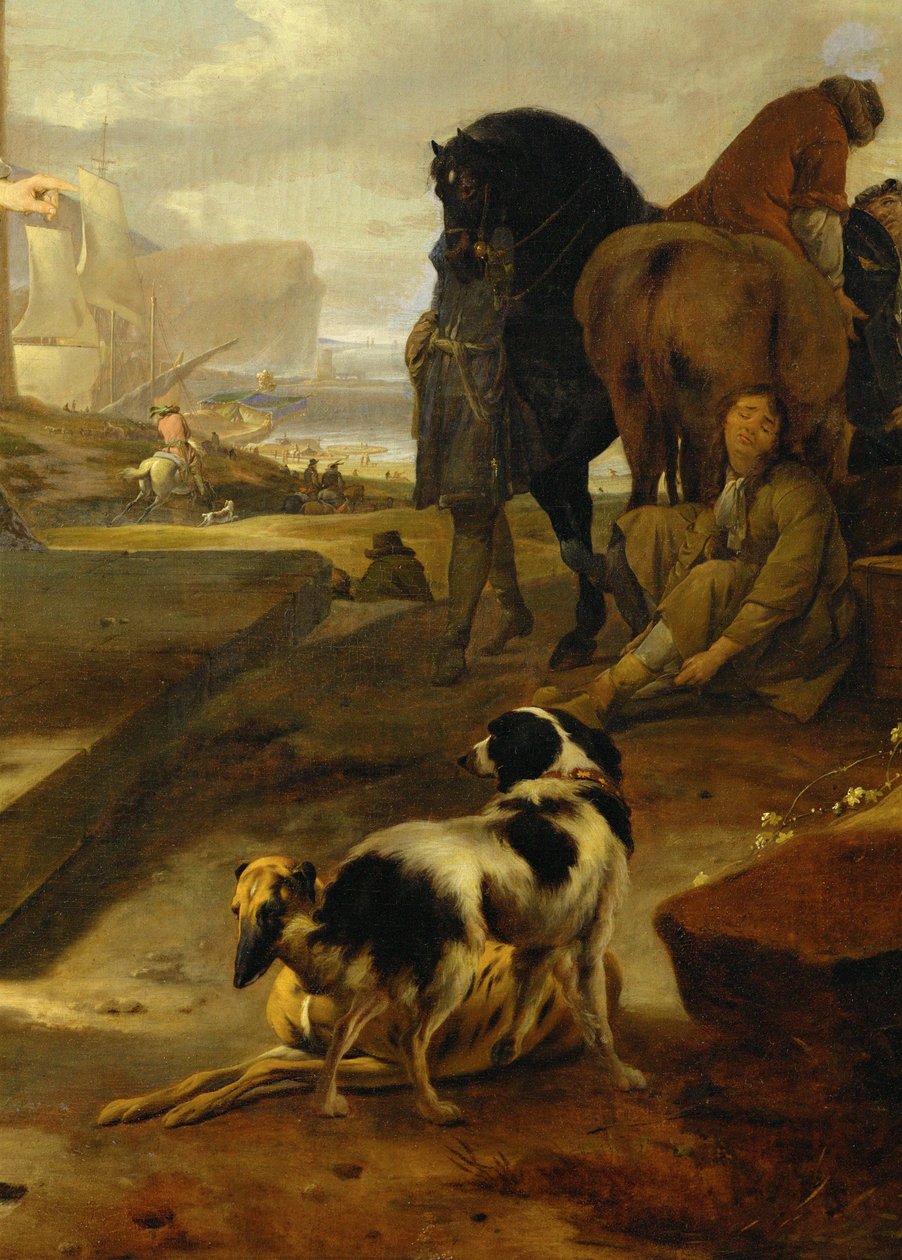 De verloren zoon in slecht gezelschap door Jan Weenix