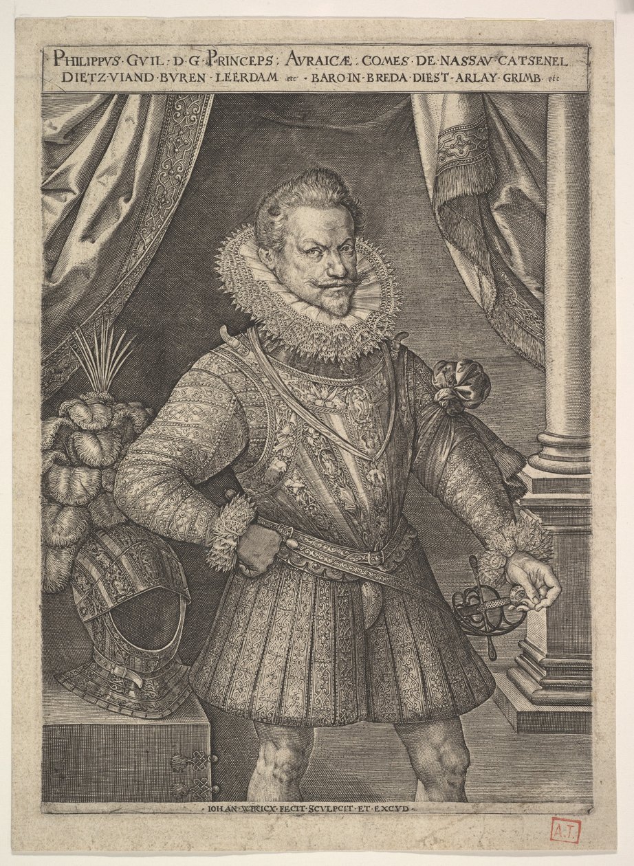 Filips Willem van Oranje door Jan Wierix