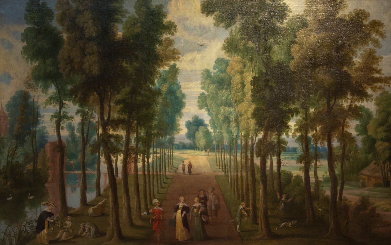 Jan Wildens (1586-1653) - Weg aan de oever van de stroom - Sevilla Bellas Artes 22-03-2011 12-05-54 door Jan Wildens