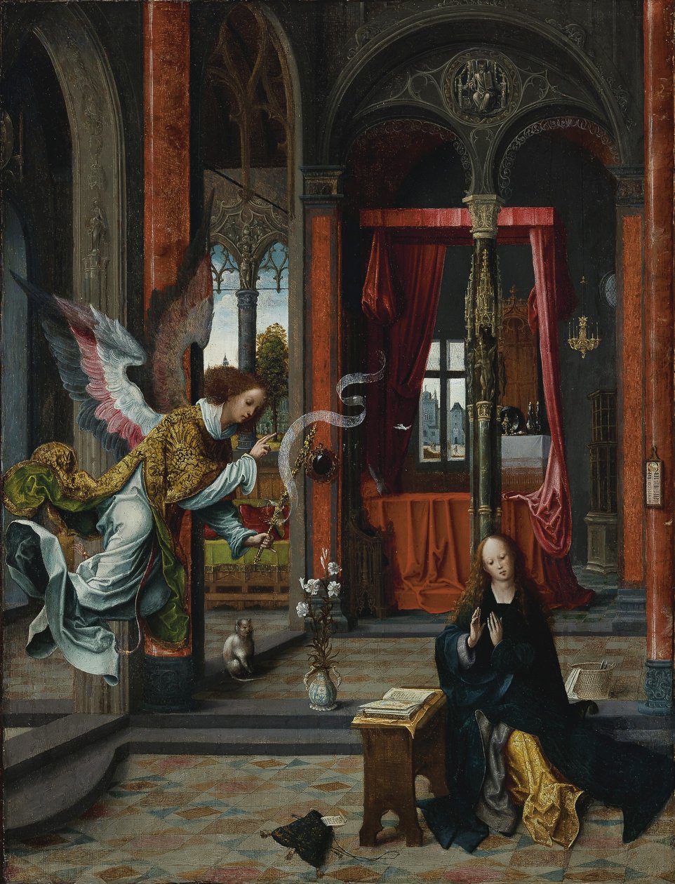 Annunciatie door Jan de Beer