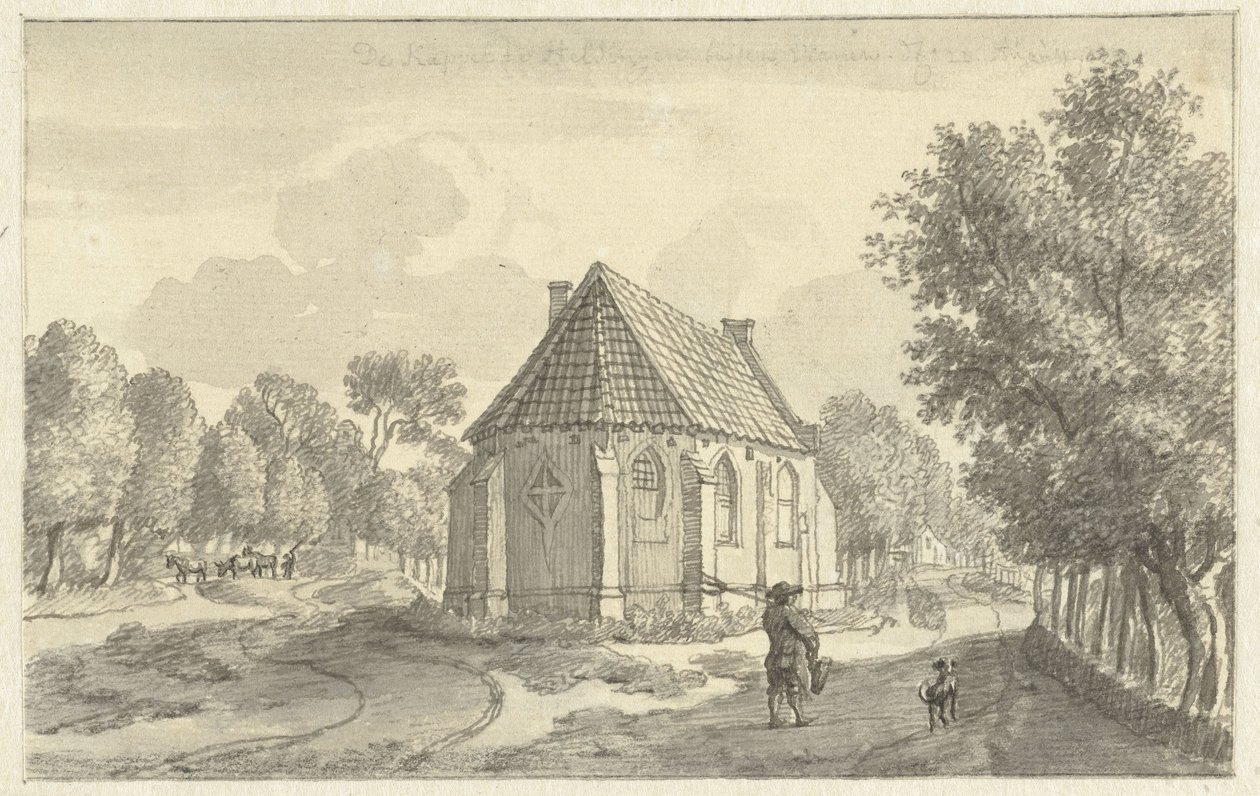 De kerk van Helsdingen bij Vianen door Jan de Beijer