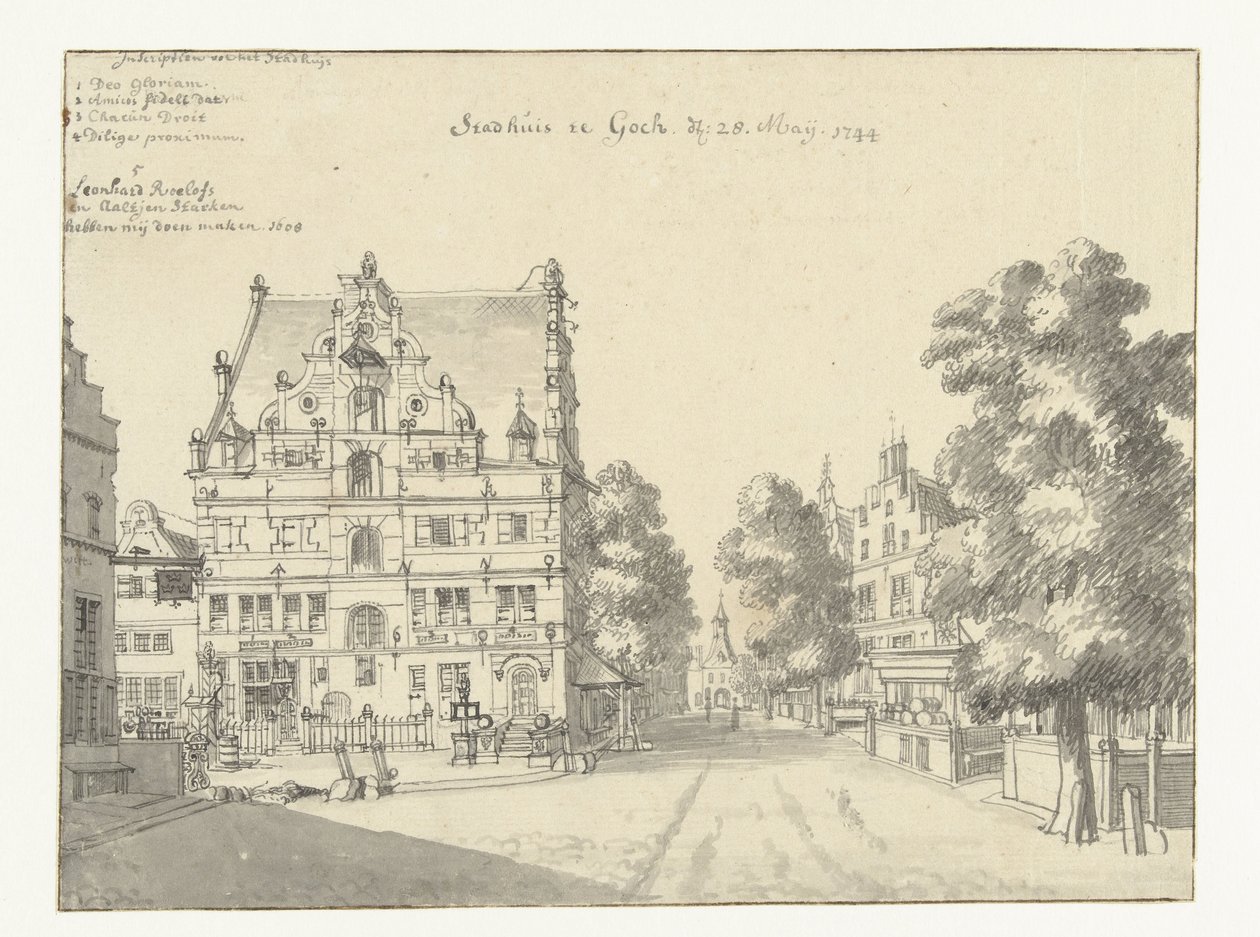 Het stadhuis te Goch door Jan de Beijer