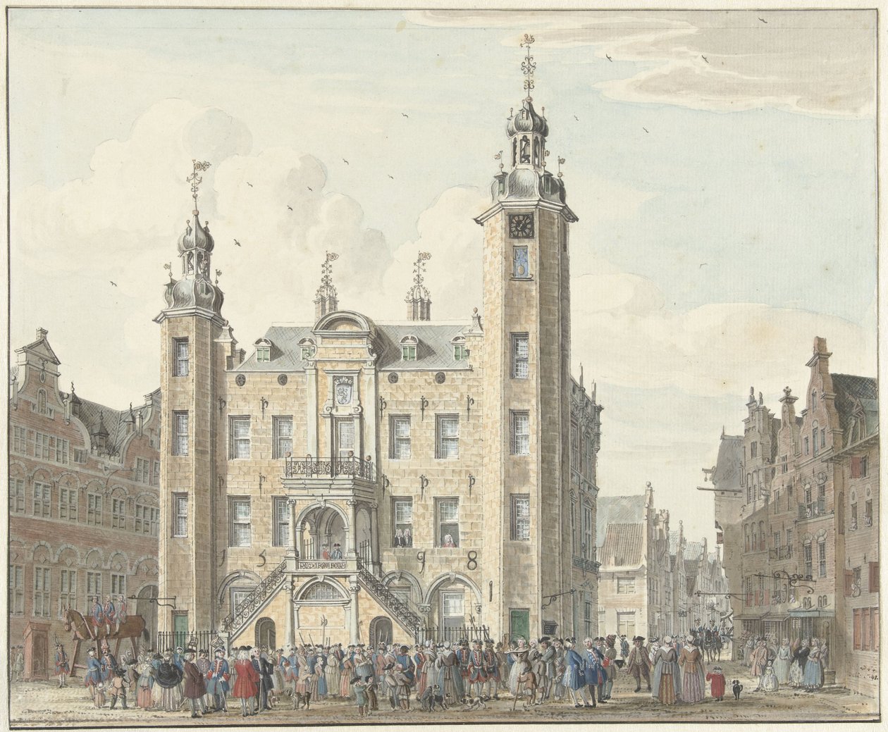 Het stadhuis van Venlo door Jan de Beijer