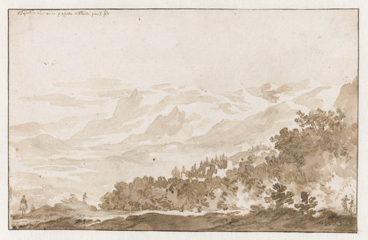 Tusculum (Frascati) vanuit het Zuidwesten door Jan de Bisschop