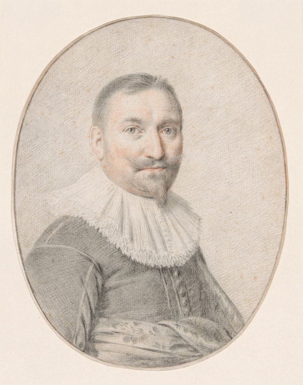 Een portret van een man door Jan de Bray