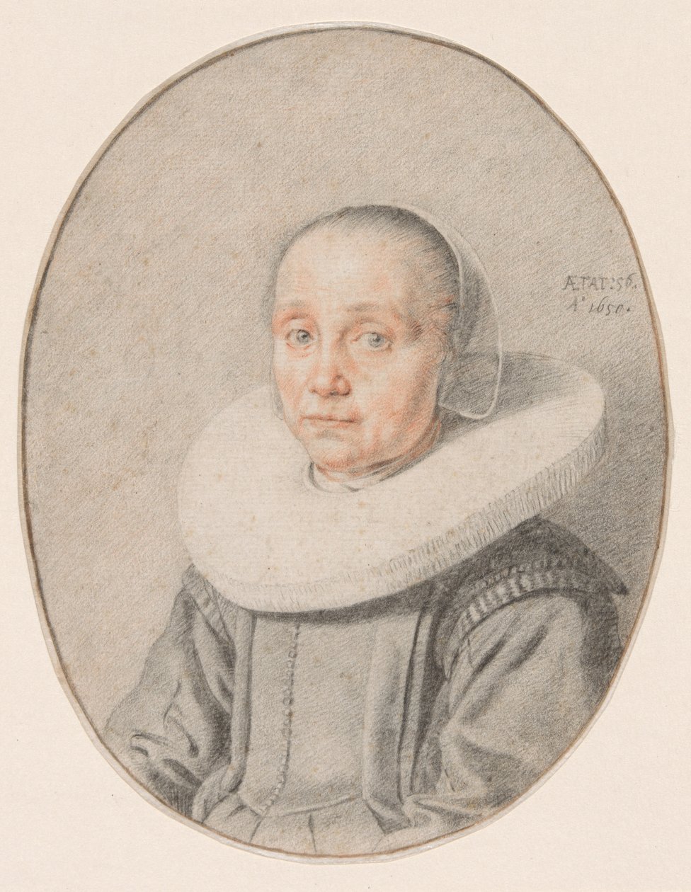 Een Portret van een Vrouw door Jan de Bray