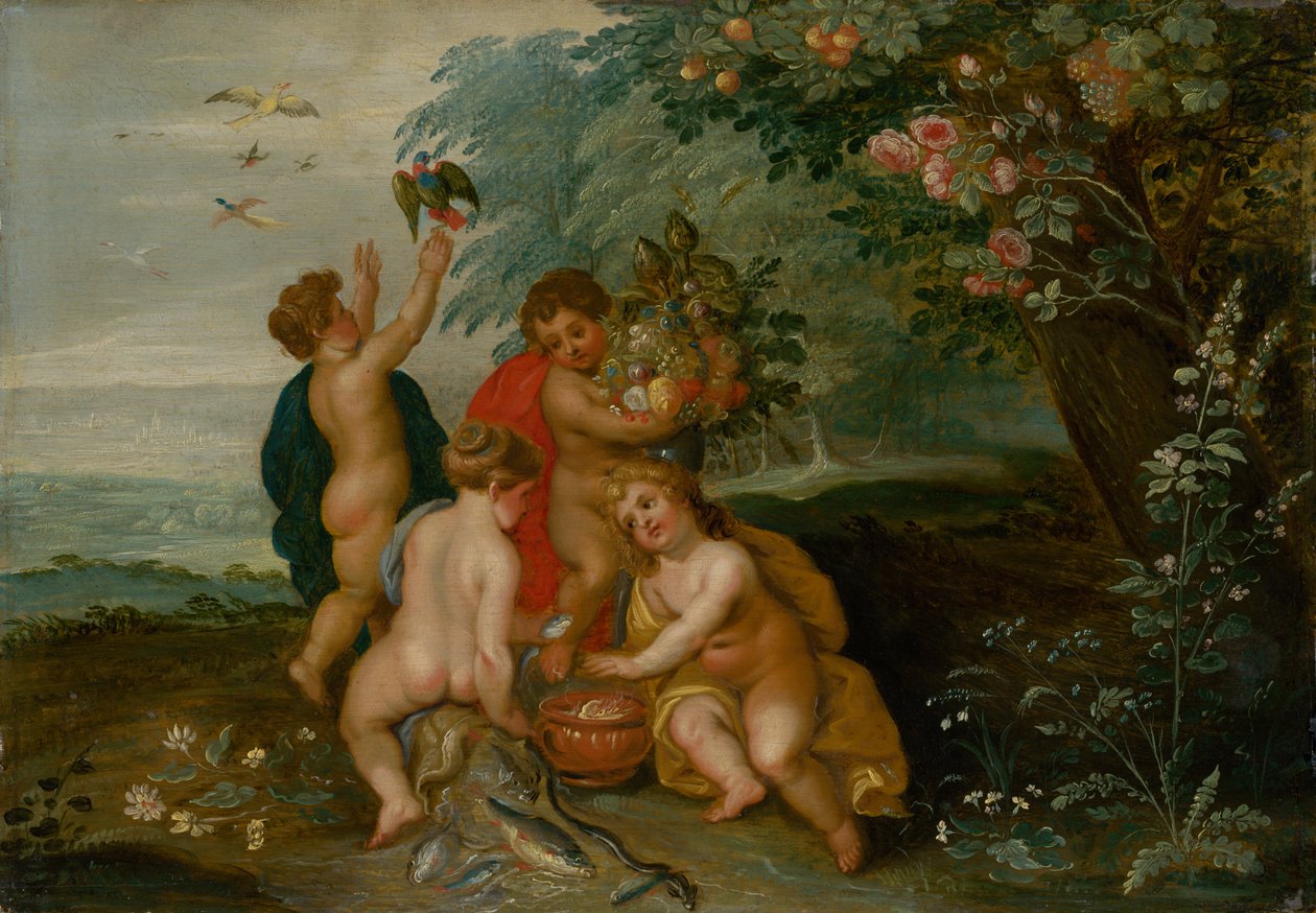 Allegorie van de Vier Elementen, c.1610 door Jan the Elder Brueghel