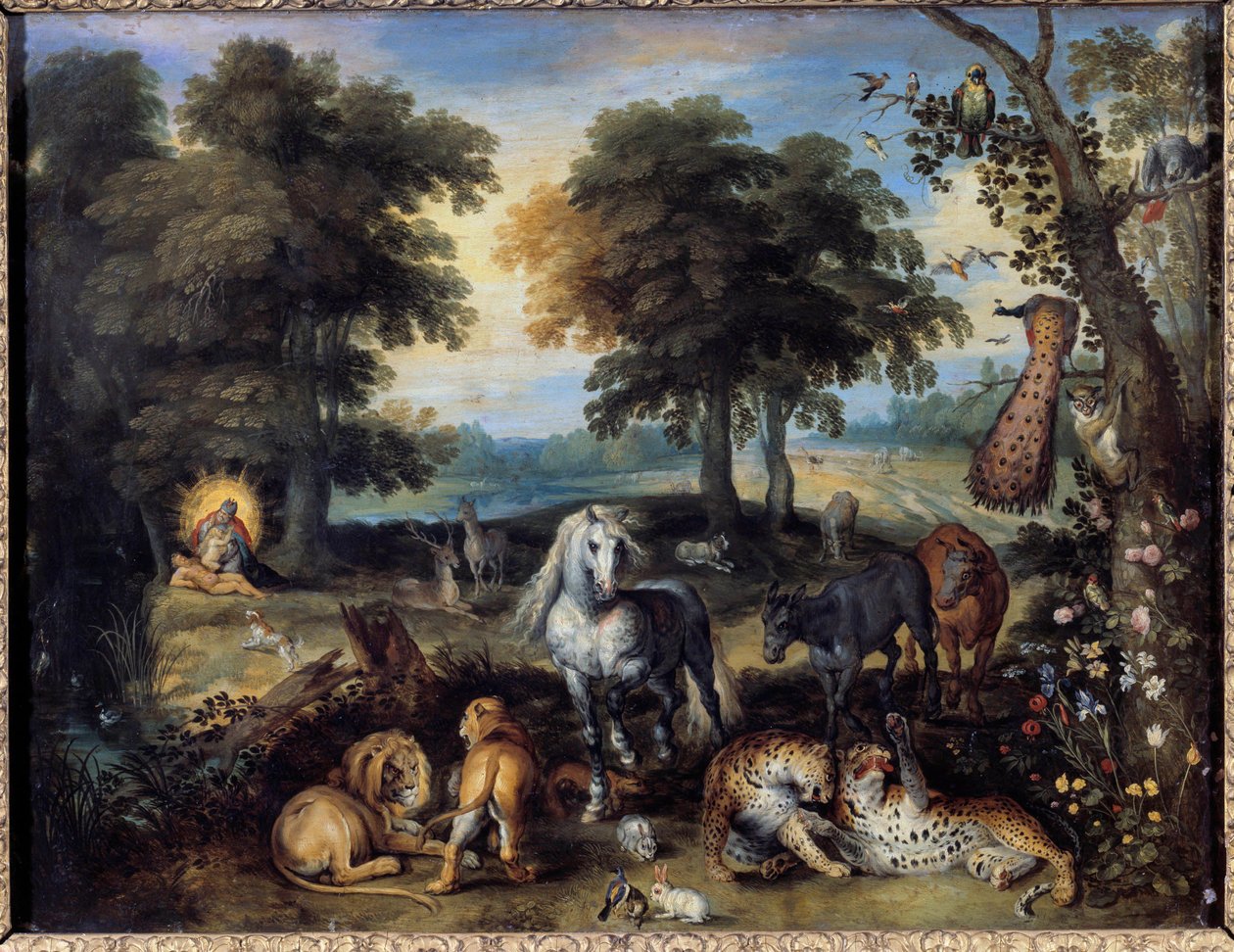 Het Aards Paradijs door Jan the Elder Brueghel