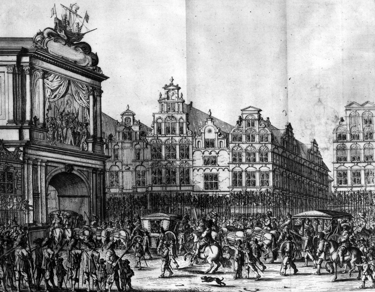 De processie van Maria de