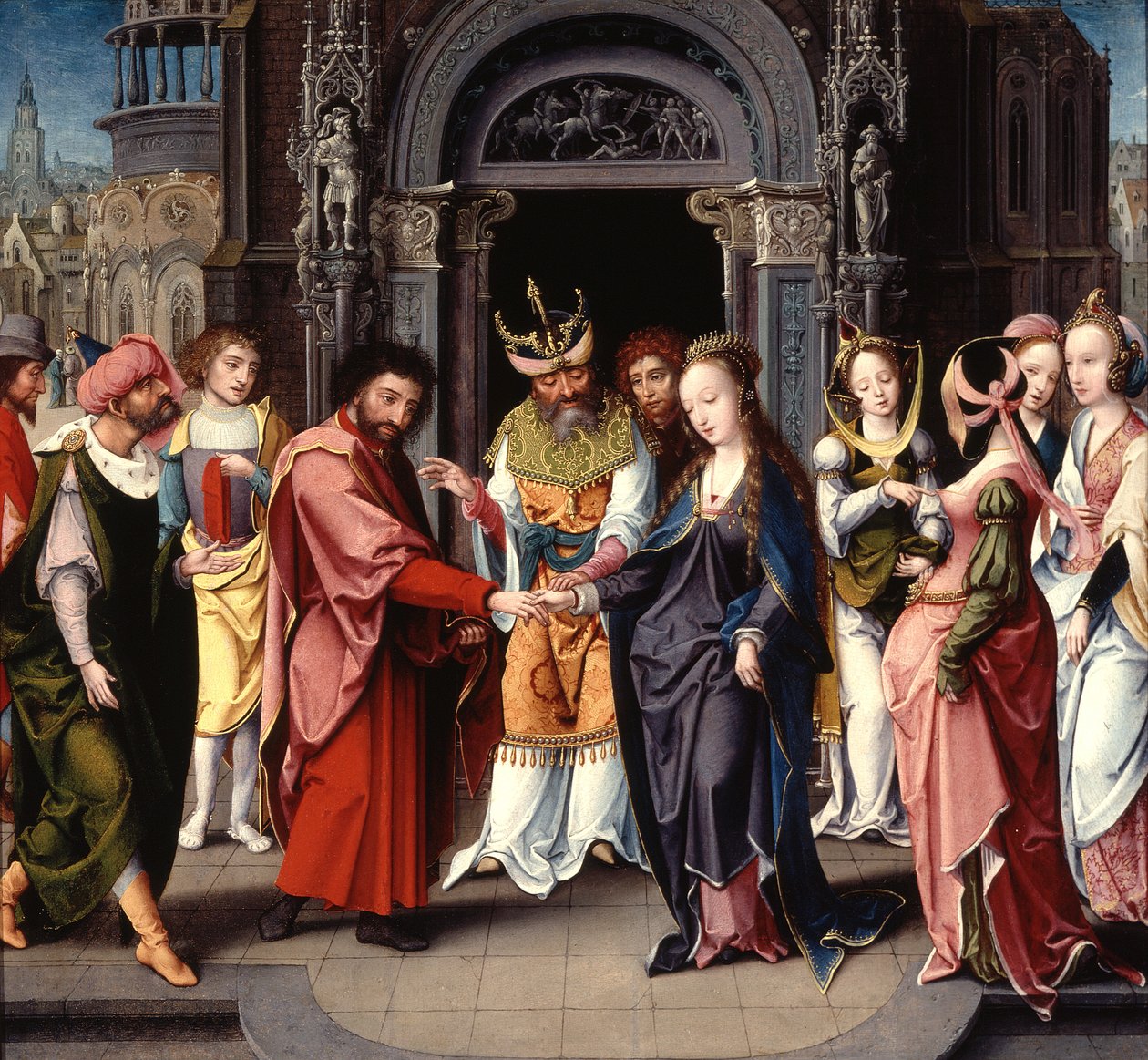 Het Huwelijk van de Maagd door Jan van Dornicke