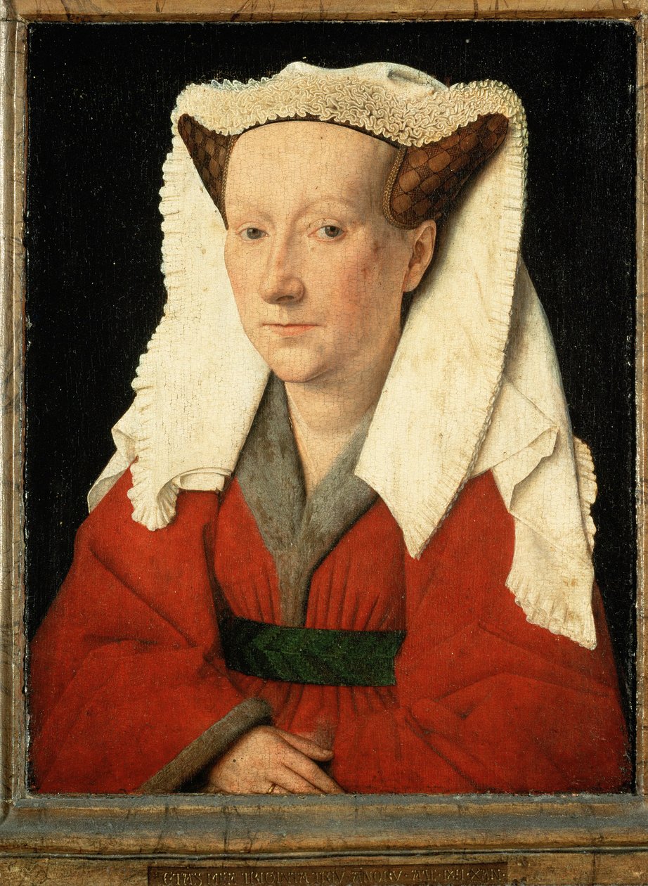 Margaretha van Eyck, vrouw van de kunstenaar ... door Jan van Eyck