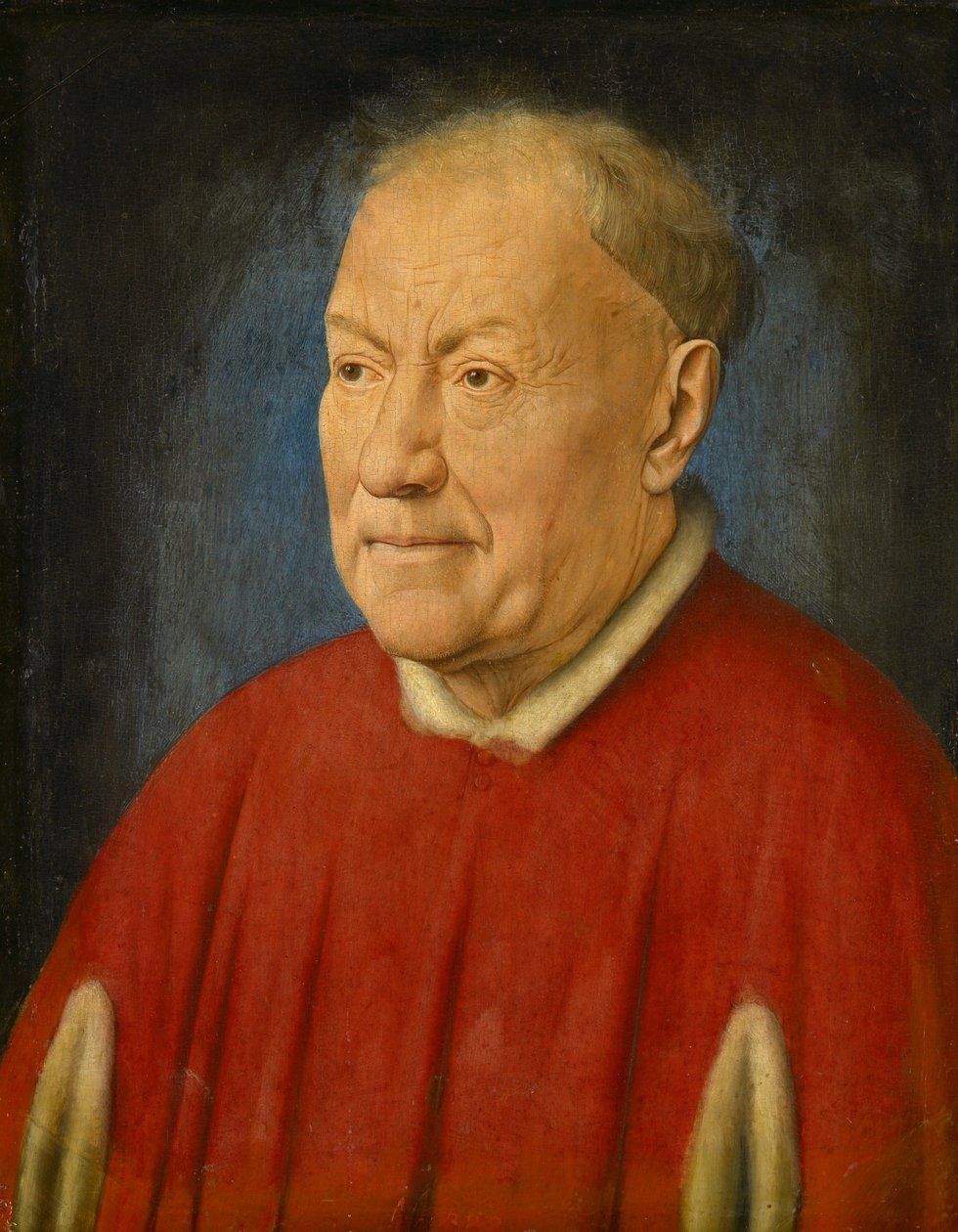 Portret van kardinaal Nicholaes Albergati door Jan van Eyck