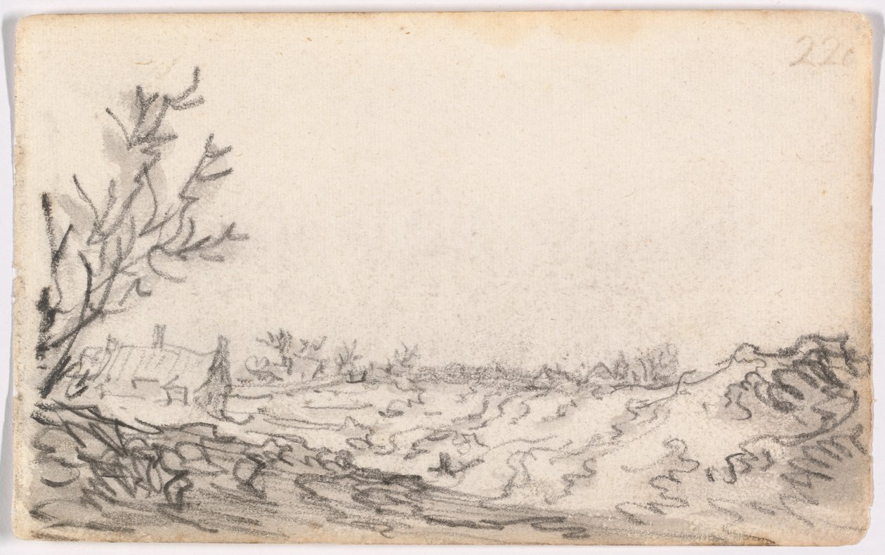 Een duinlandschap door Jan van Goyen