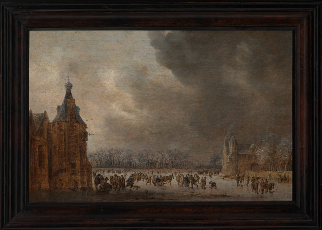 Glijbaan door Jan van Goyen
