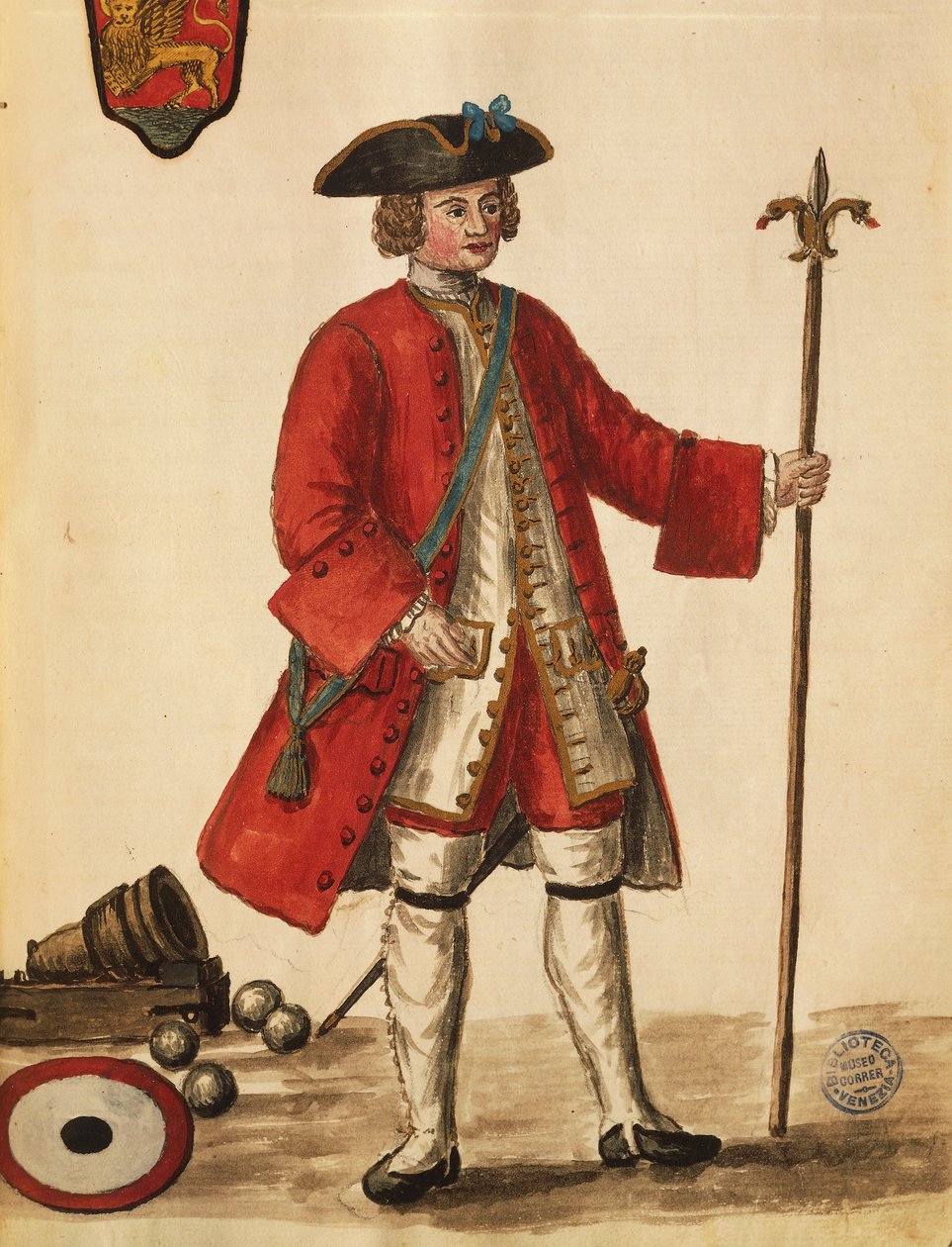 Bombista van Venetiaanse schepen door Jan van Grevenbroeck