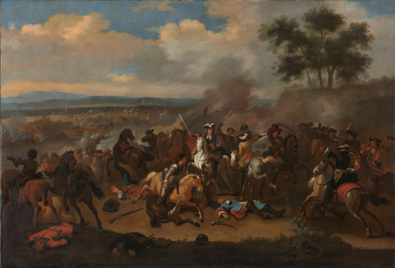 De slag bij Boyne door Jan van Huchtenburgh