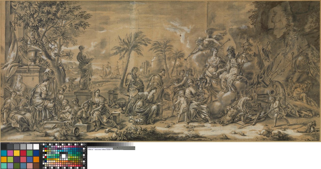 Verheerlijking van Minerva door Jan van Orley