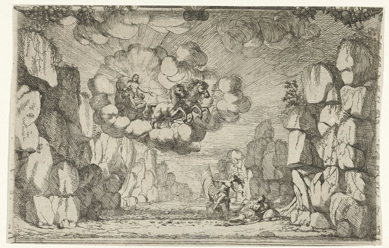 De verschijning van Apollo door Jan van Ossenbeeck