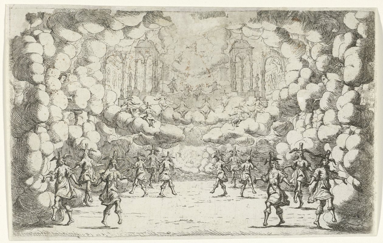Het wolkenpaleis van de Tijd Ontwerpen voor toneeldecor door Jan van Ossenbeeck