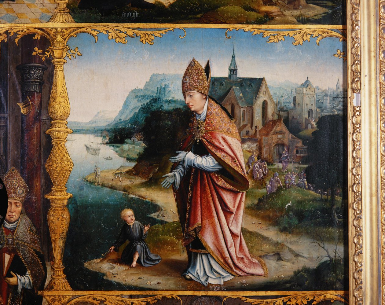 Sint-Augustinus altaar door Jan van Scorel