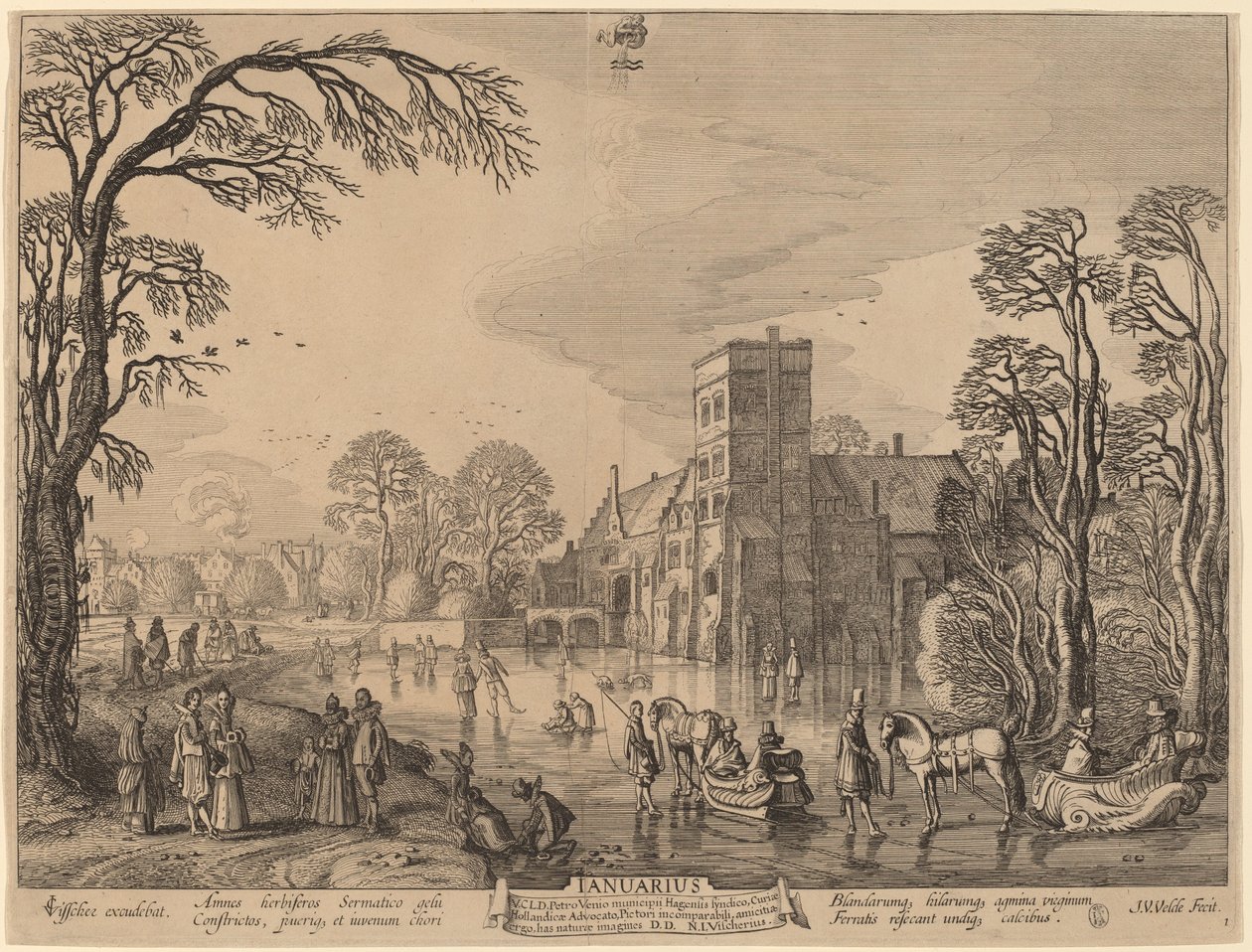 Januari door Jan van de Velde II