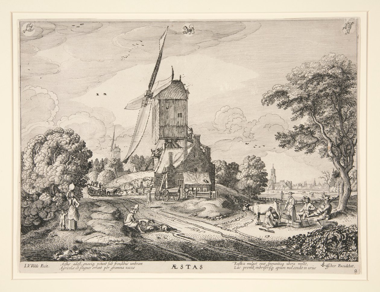 Zomer, uit een serie van de vier seizoenen door Jan van de Velde II