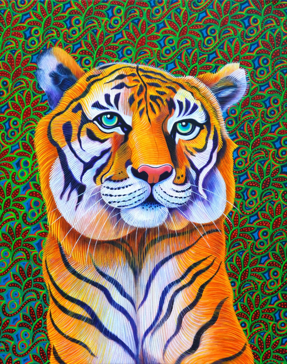 Tijger, 2018 door Jane Tattersfield