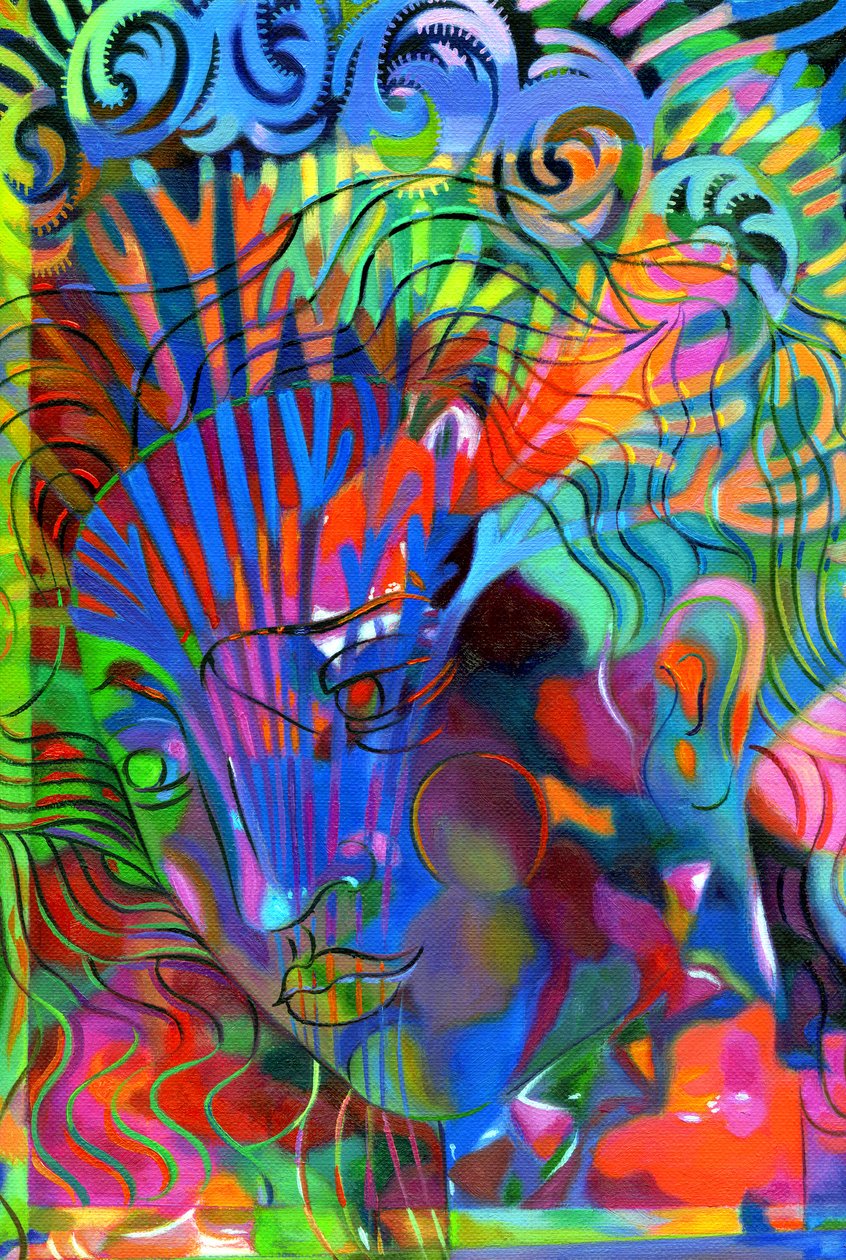 Onder de schaduw van melancholische takken, 2011 door Jane Tattersfield