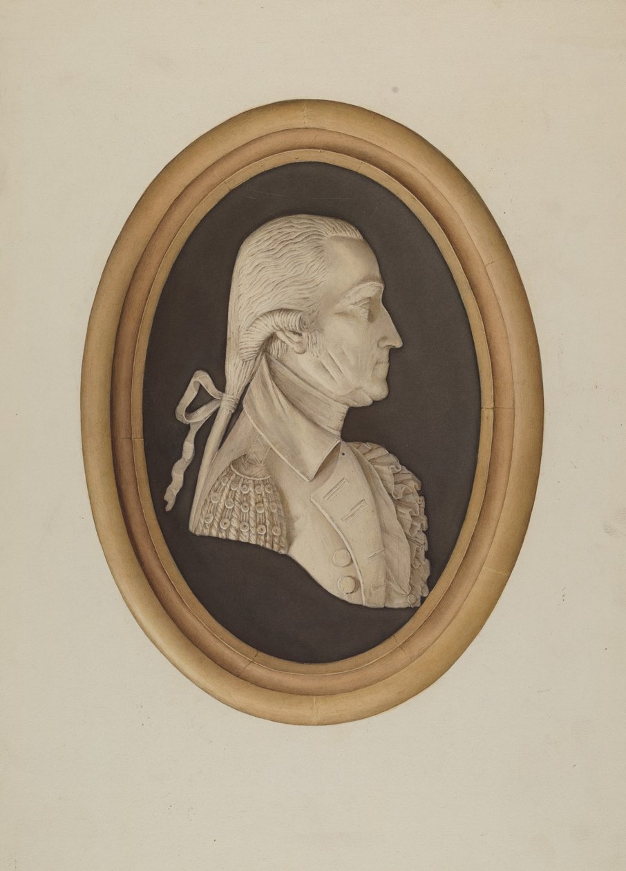 Borstbeeld van Washington door Jane Iverson