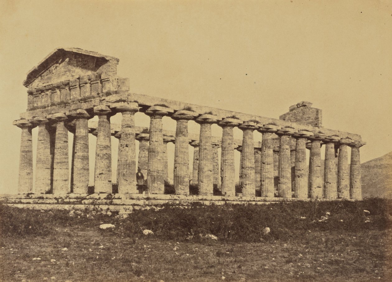 Tempel in Paestum door Jane Martha St. John