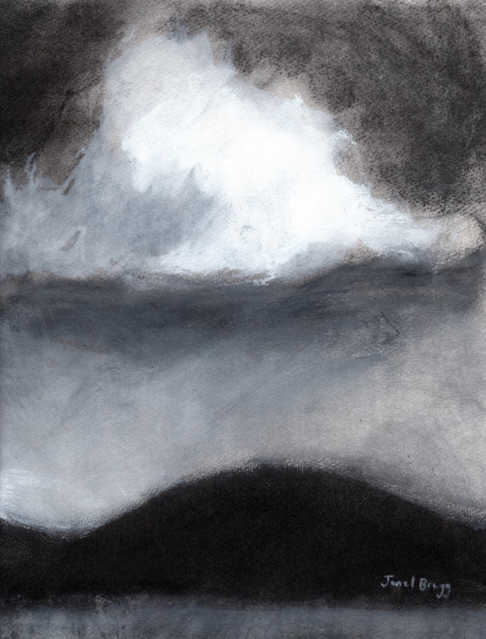 Wolk boven Guemes Eiland, ca. 2020 door Janel Bragg