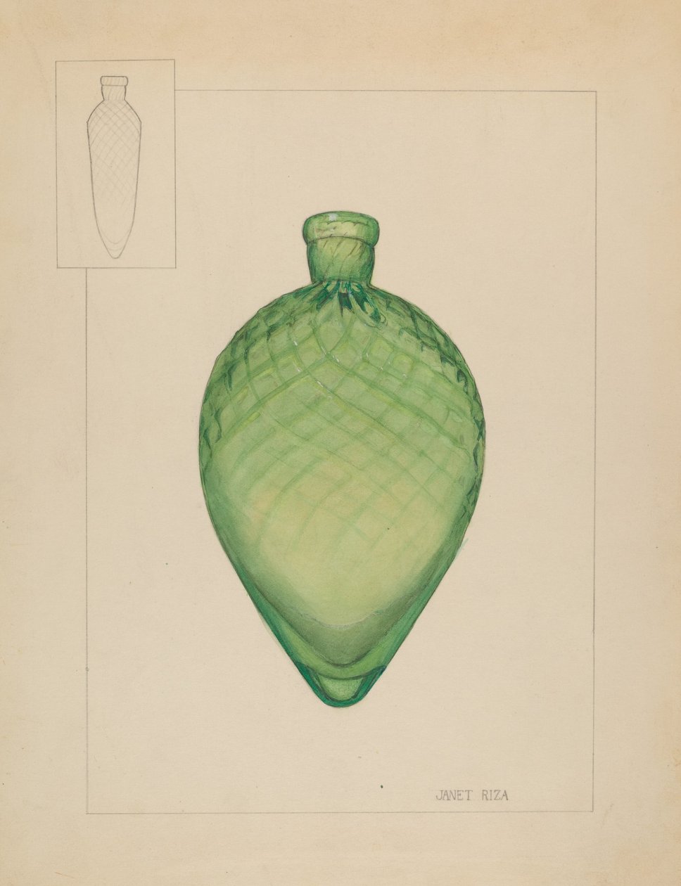 Fles door Janet Riza