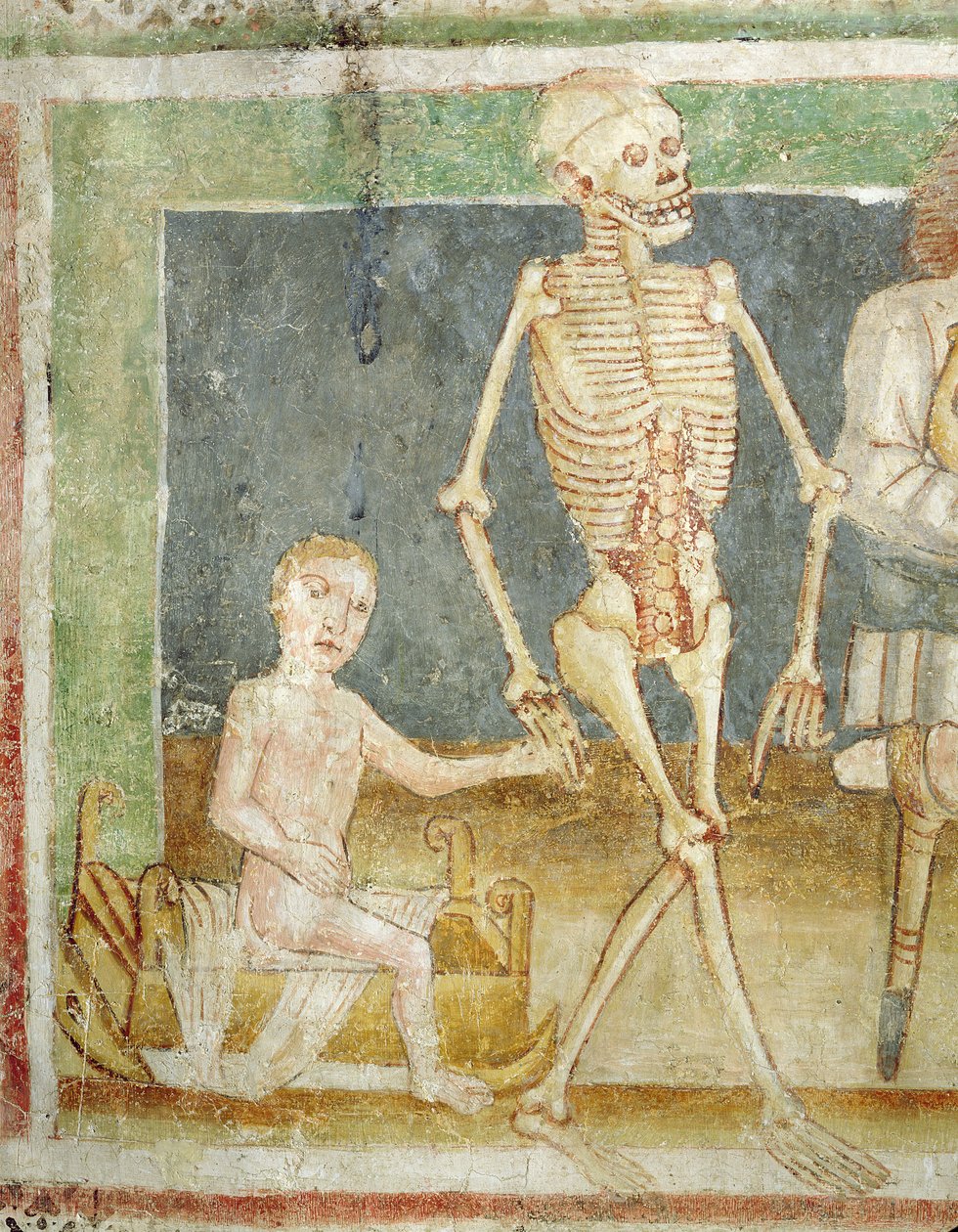 De Dans van de Dood: Dood en het kind, 1490 door Janez Kastav