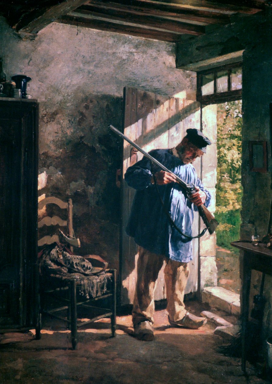 Voor de jacht, 1883 door Janez Šubic