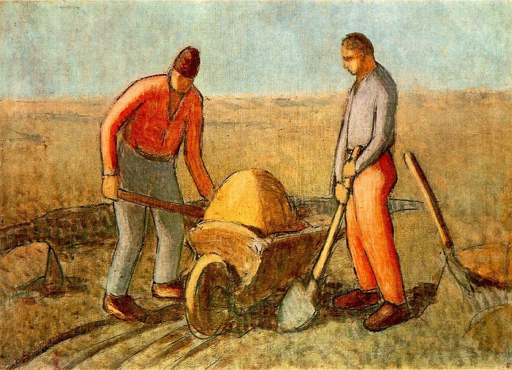 Grondwerkers door Janos Nagy Balogh