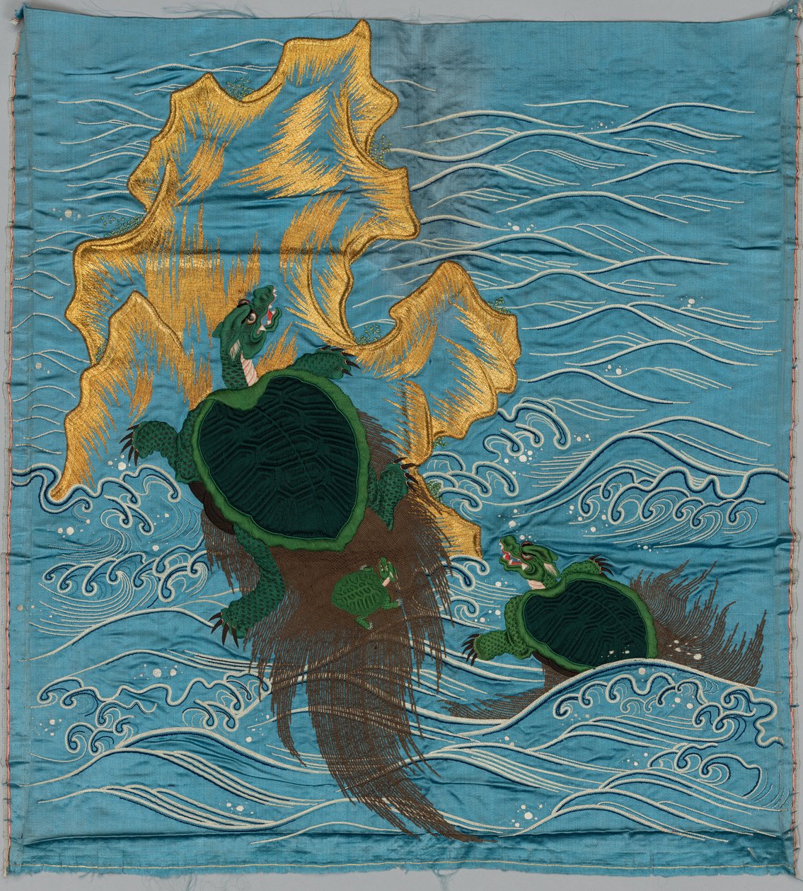 Geborduurde Fukusa door Japan, late 19th early 20th century