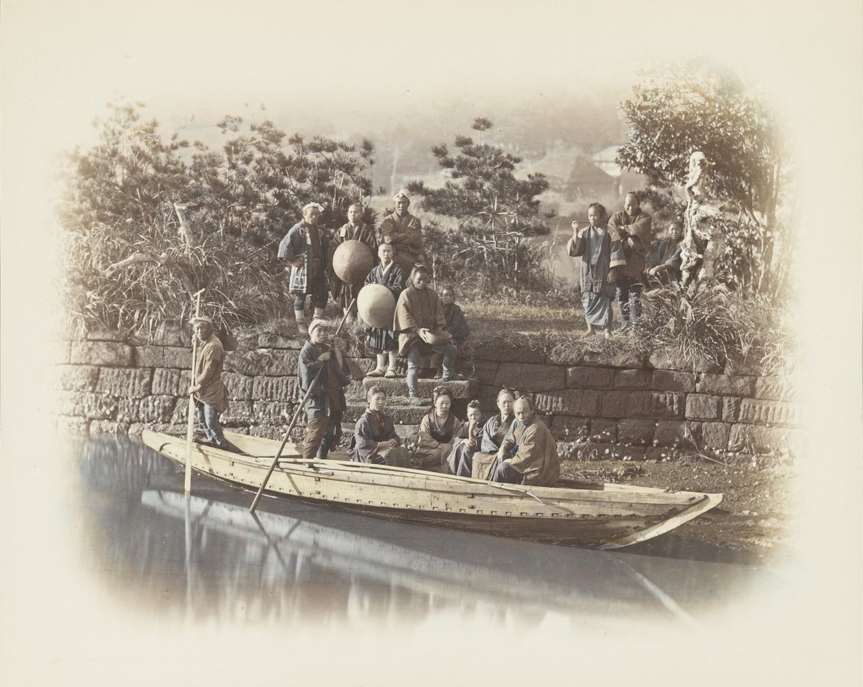 Een boot aan de rivier, Japan door Japanese Photographer