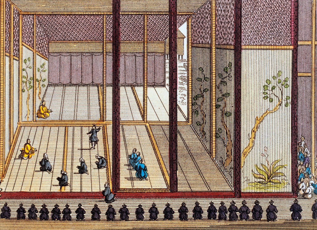 Interviewkamer in het Keizerlijk Paleis door Japanese School
