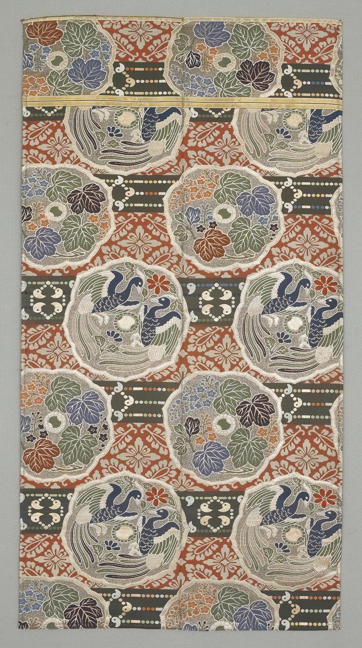 Obi Fragment, eind 19e-begin 20e eeuw door Japanese School
