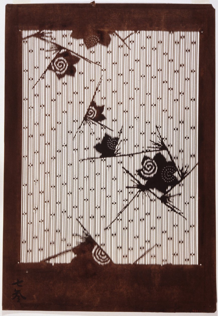Stencil: Hibiscus En Mus door Japanese School