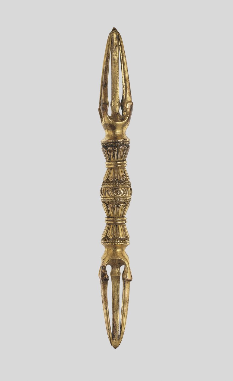 Vajra (verguld brons) door Japanese School