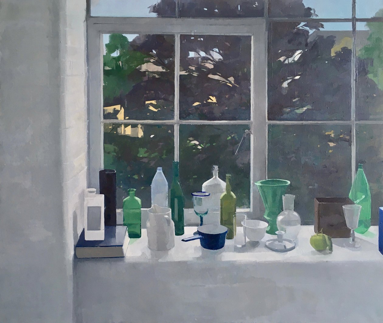 Zomerarrangement, 2020 (olieverf op doek) door Jason Line