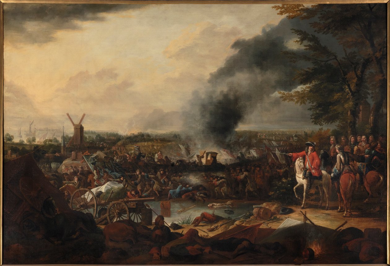 De slag bij Ekeren op 30 juni 1703, tussen 1703 en 1716 door Jasper Broers