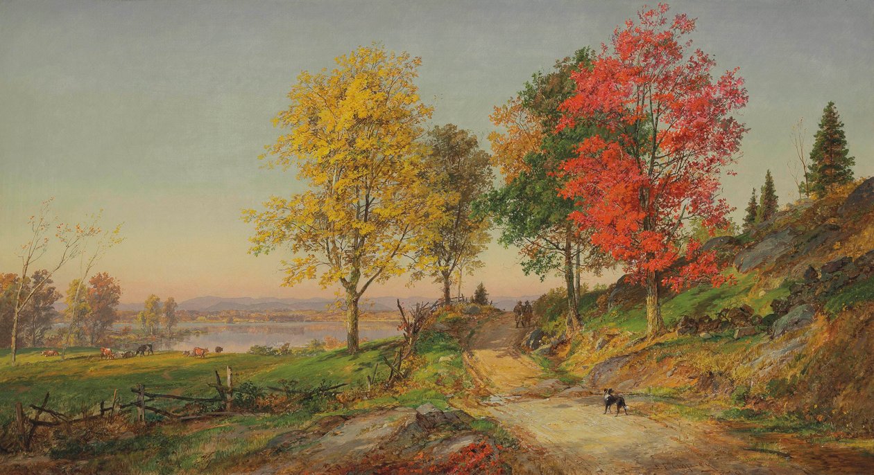 Greenwood Lake door Jasper Francis Cropsey