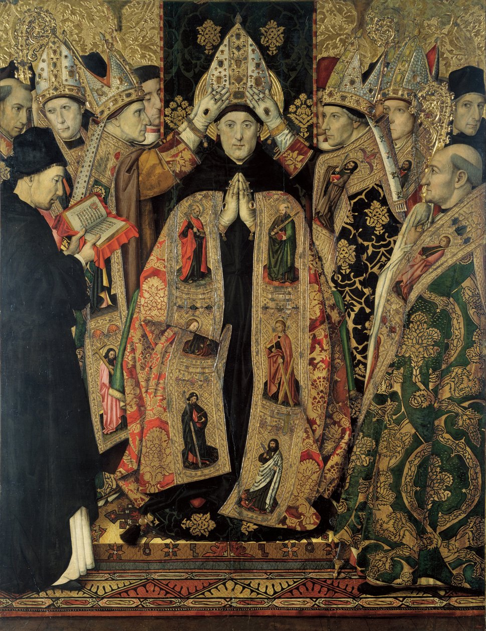 Wijding van Sint-Augustinus door Jaume Huguet