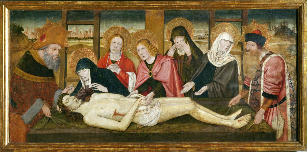 De Deploratie van Christus - Deploratie ... door Jaume Huguet